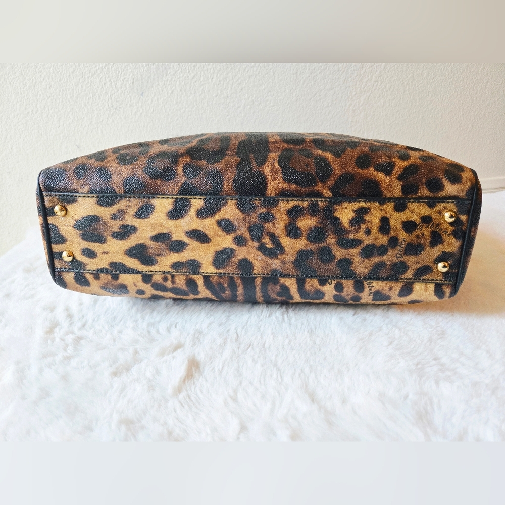 Dolce and Gabbana Leopard Print Shopping Tote Bag and Wallet Organizer Set - Picture 10 of 16